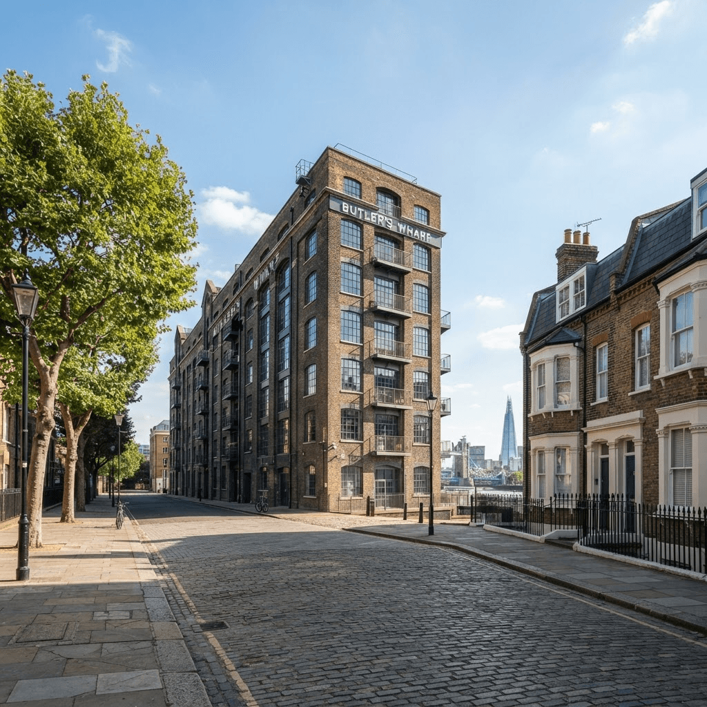 Period residential properties in Bermondsey, London, suited to secondary glazing