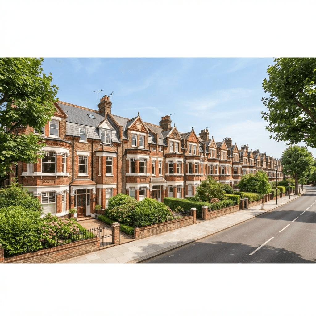 Period residential properties in Muswell Hill, London, suited to secondary glazing