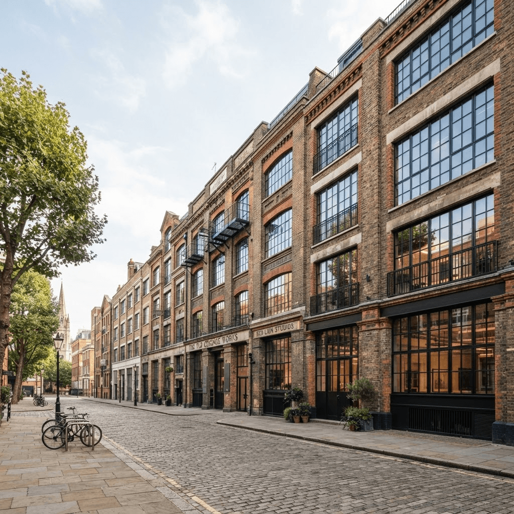 Period residential properties in Shoreditch, London, suited to secondary glazing